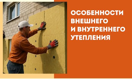 Какие особенности внешнего и внутреннего утепления в Каменске-Уральском