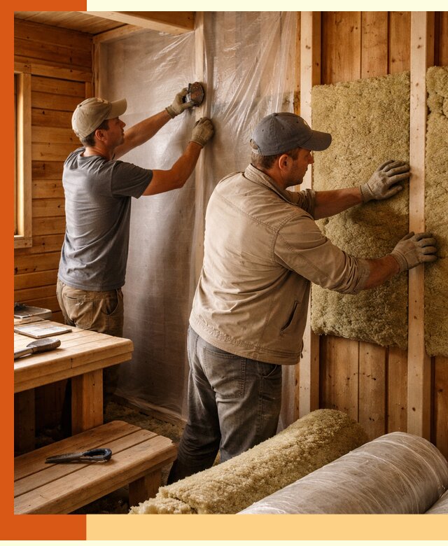 Утепление бани изнутри в Каменске-Уральском качественно и недорого