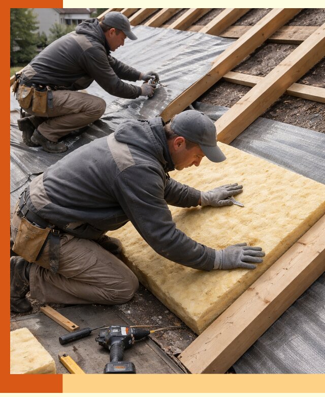 Профессиональное утепление крыши в Каменске-Уральском качественно и надежно