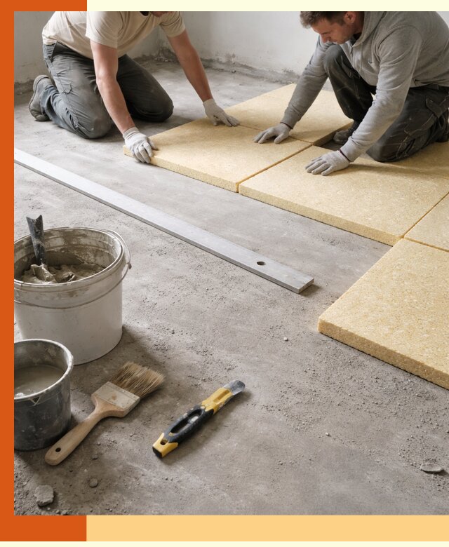 Утепление бетонного пола в Каменске-Уральском профессионально и недорого