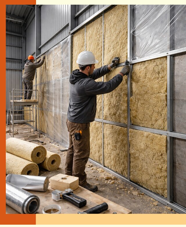 Утепление ангара в Каменске-Уральском — профессиональная теплоизоляция помещений