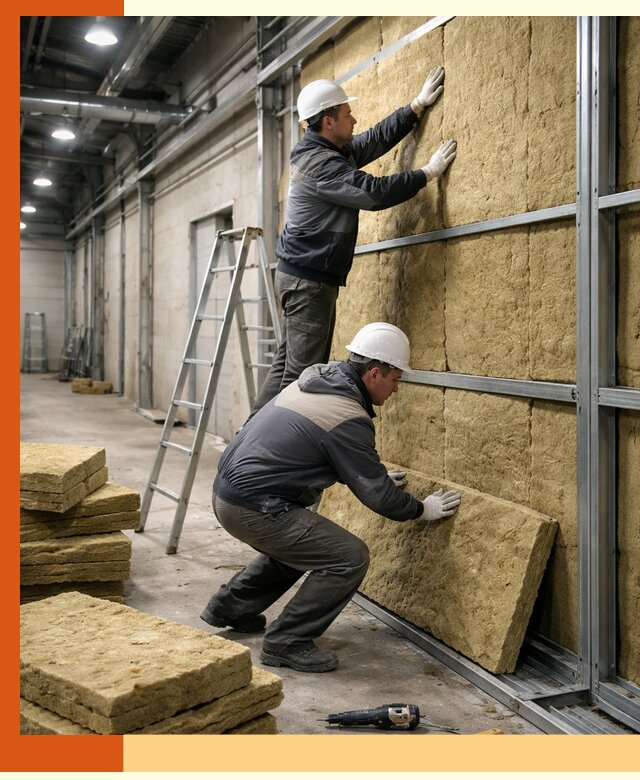 Утепление цеха под ключ в Каменске-Уральском с гарантией качества