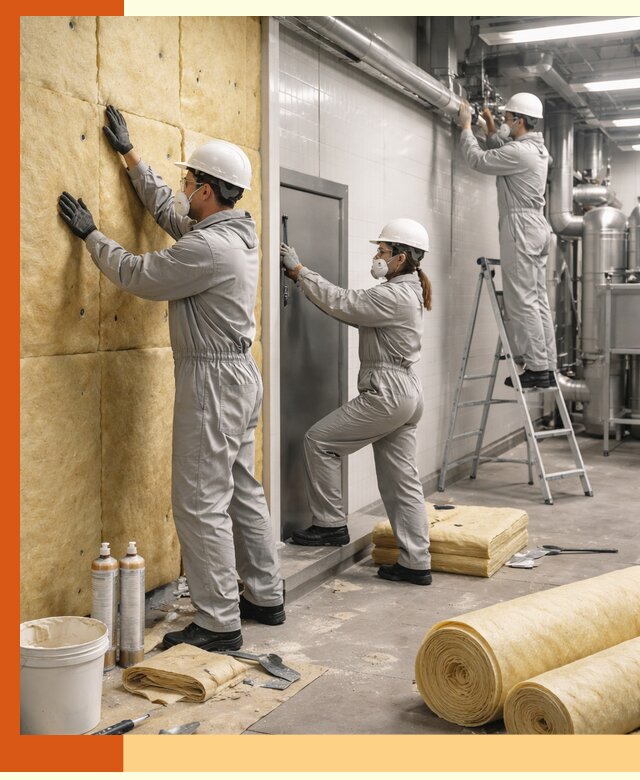 Утепление пищевого цеха под ключ в Каменске-Уральском