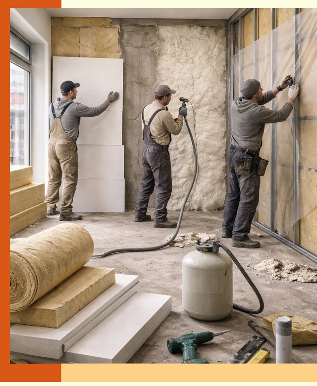 Утепление магазина в Каменске-Уральском: комплексные решения по теплоизоляции