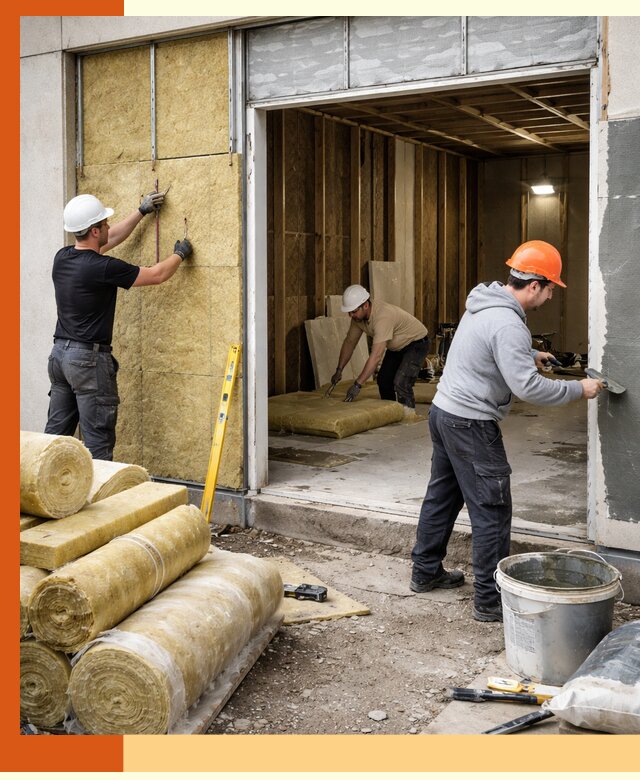 Утепление торгового павильона в Каменске-Уральском — качественно и энергоэффективно