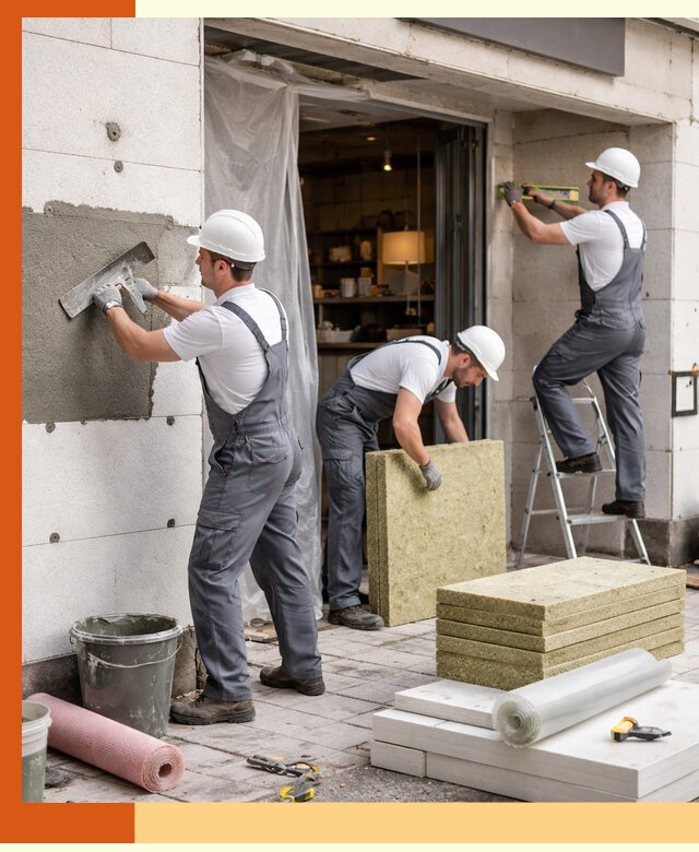 Утепление кафе в Каменске-Уральском: профессиональная теплоизоляция и монтаж