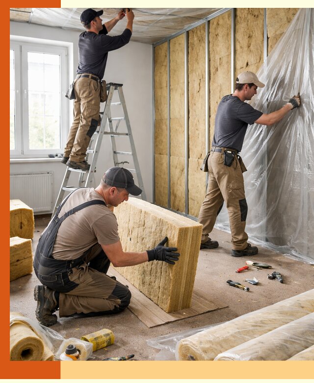 Утепление офисных помещений под ключ в Каменске-Уральском