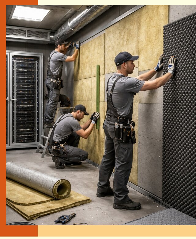 Утепление серверной комнаты профессионально в Каменске-Уральском