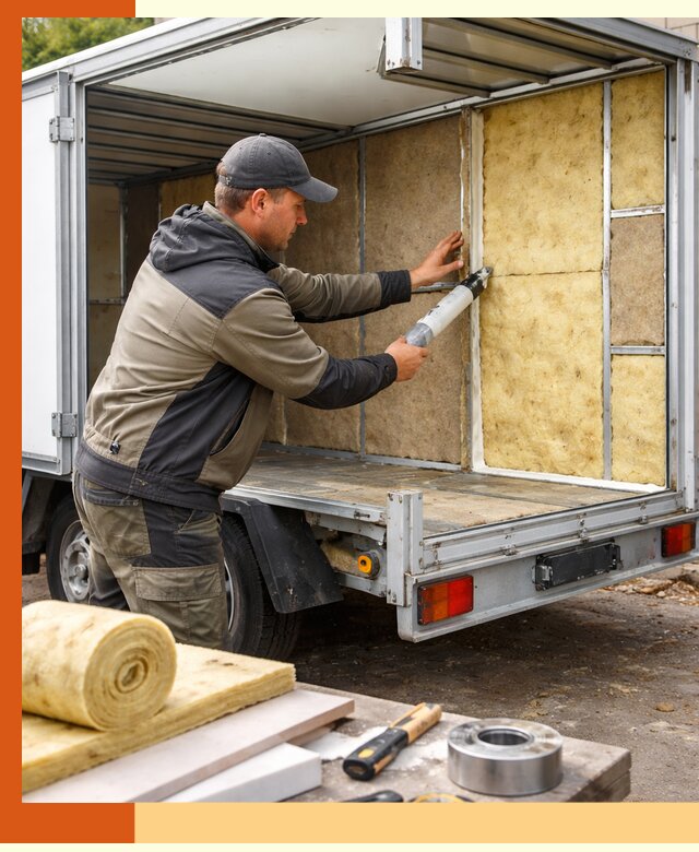 Профессиональное утепление прицепа в Каменске-Уральском для любых условий