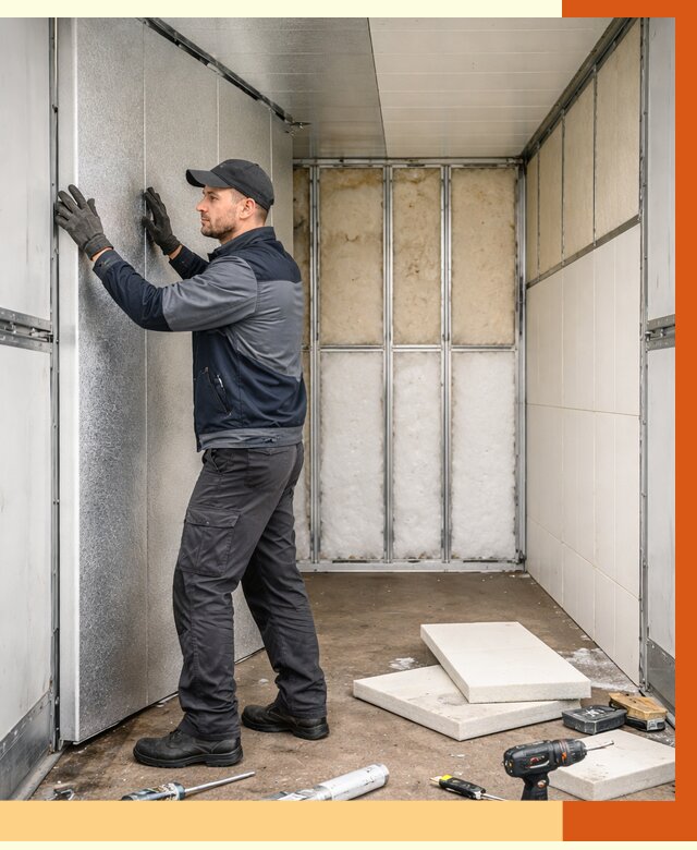 Утепление холодильного кузова в Каменске-Уральском от 14361 руб. под ключ | ТепломастерКмн