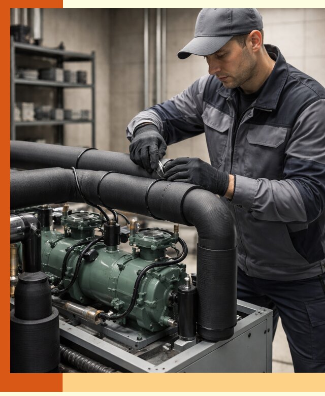 Утепление холодильного агрегата и теплоизоляция в Каменске-Уральском