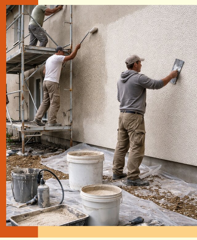 Утепление фасада жидкой пробкой в Каменске-Уральском