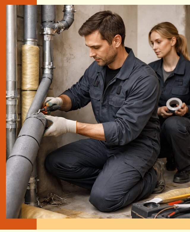 Шумоизоляция труб в Каменске-Уральском: профессиональная звукоизоляция под ключ