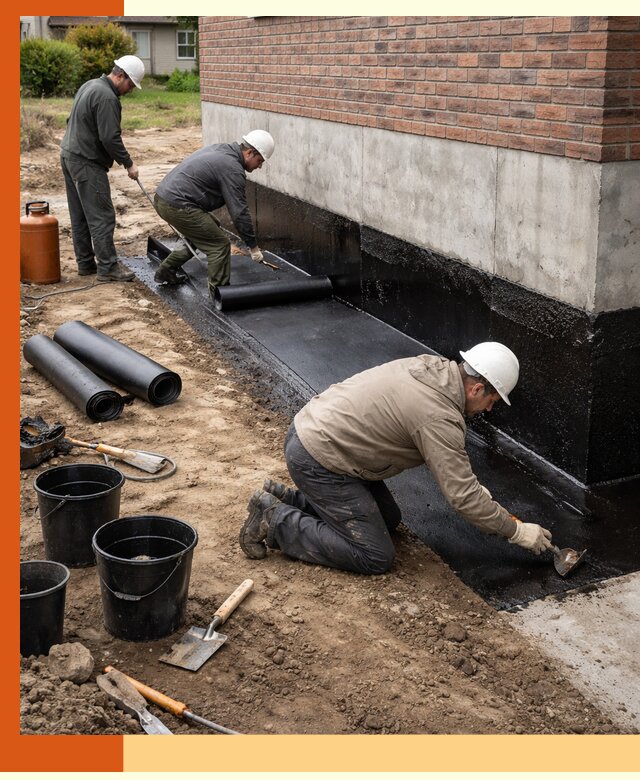 Гидроизоляция фундамента в Каменске-Уральском: надежная защита строений